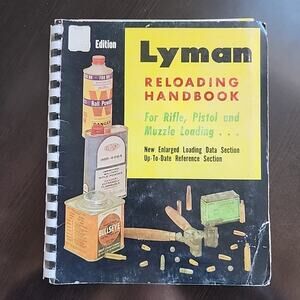1970 Lyman Reloading Handbook 45th‎ Edition Rifle Pistol and Muzzle Loading